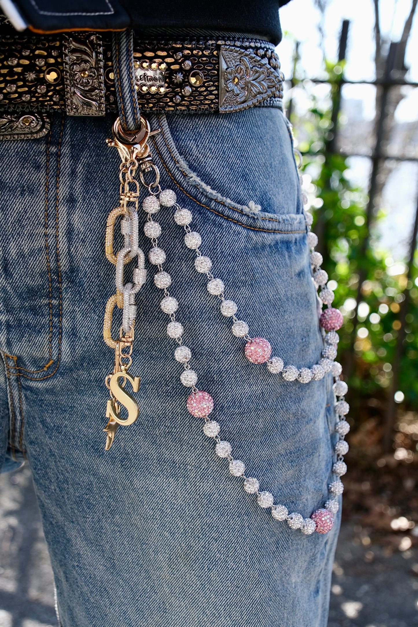 Iced BB Belt Chain