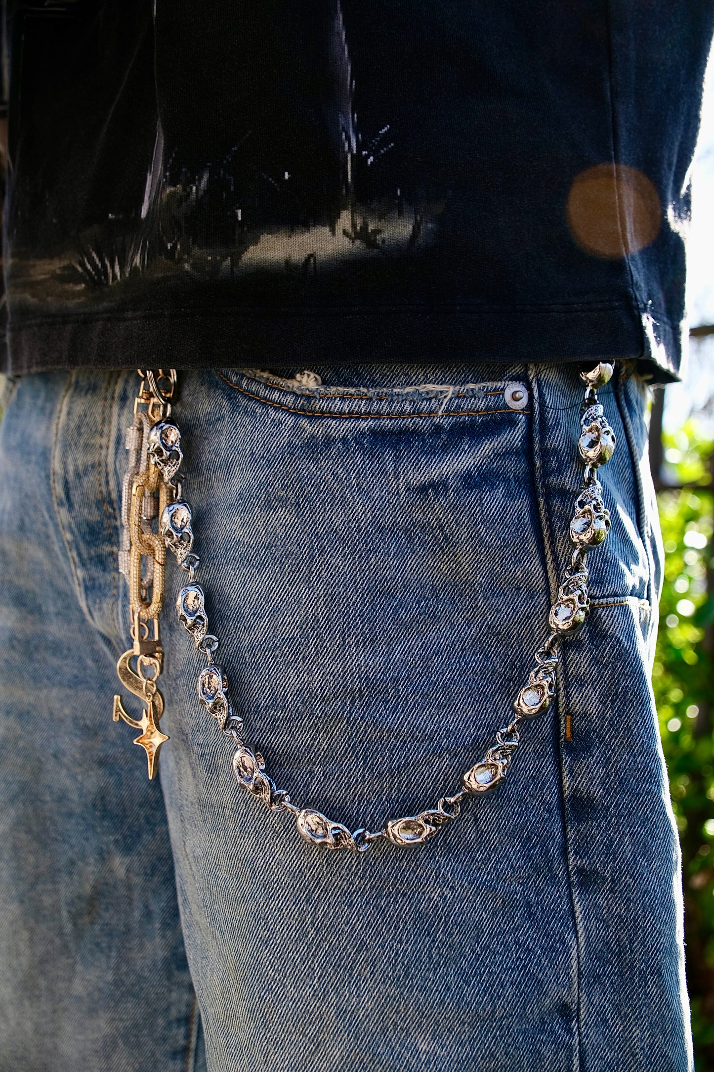 Skull Belt Chain